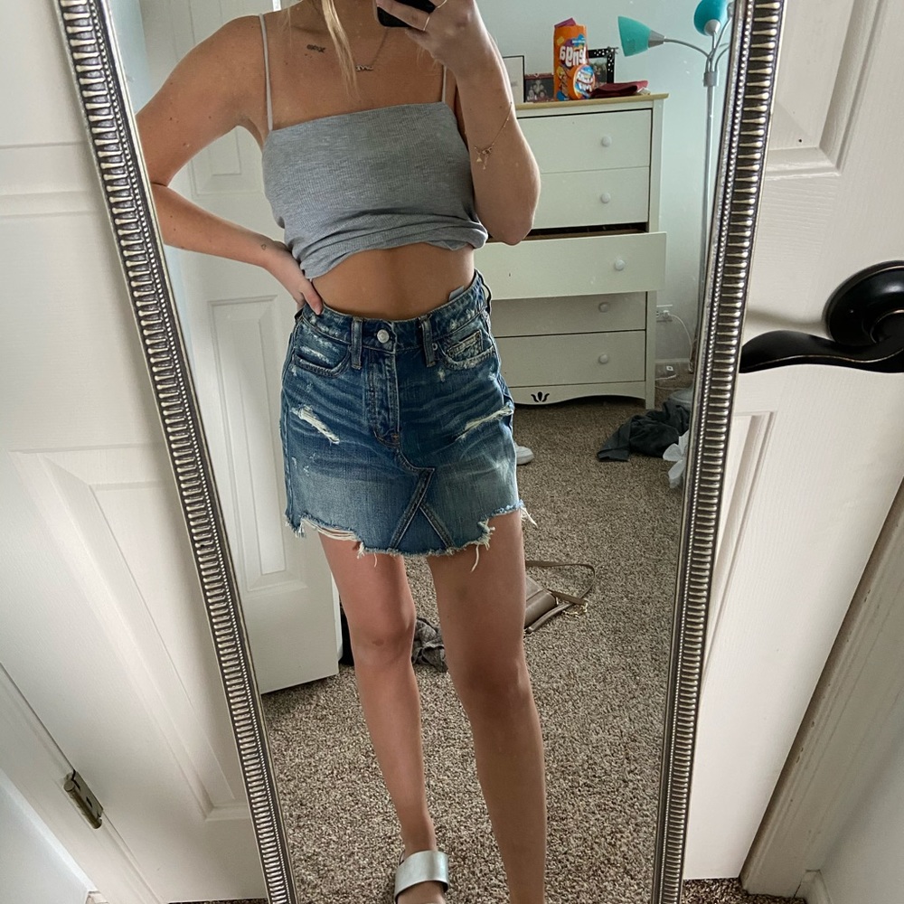 American Eagle jean skirt
